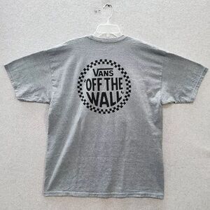 VANS Men T-Shirt Off The Wall Checker Logo Shirt